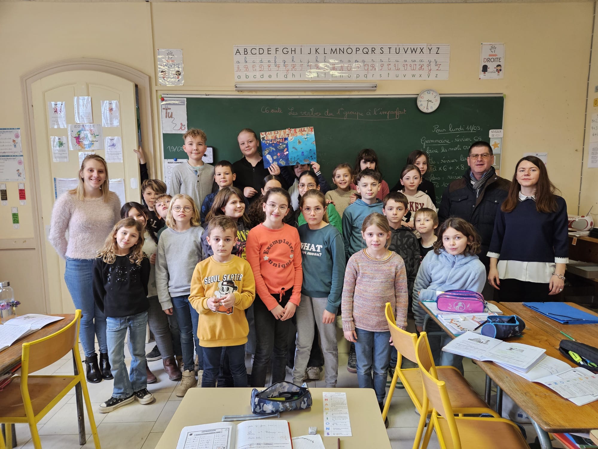 Concours de dessin avec l’association du lion club de Bar-sur-Aube pour l’école Sainte Thérèse !